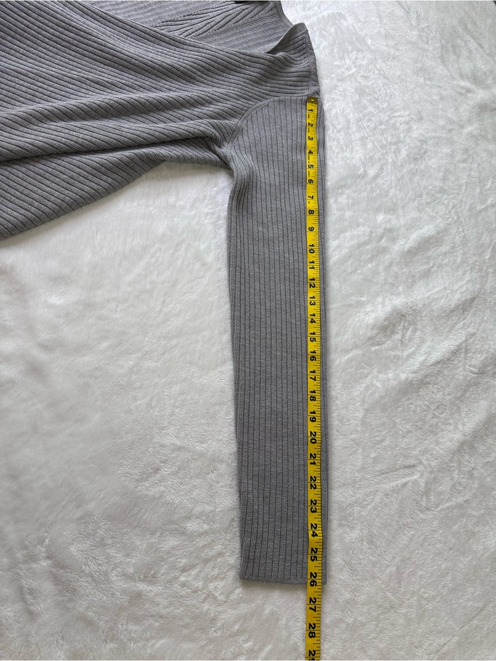 Athleta Gray Solstice Wrap Cardigan Sweater Merino Wool Blend Size XL - Picture 2 of 5